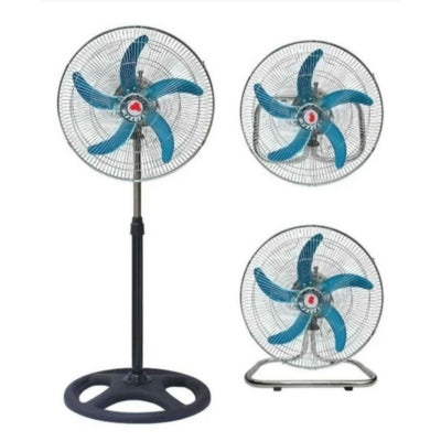 Ventilador Metálico 3 en 1 – 18 Pulgadas, Alta Potencia y Versatilidad