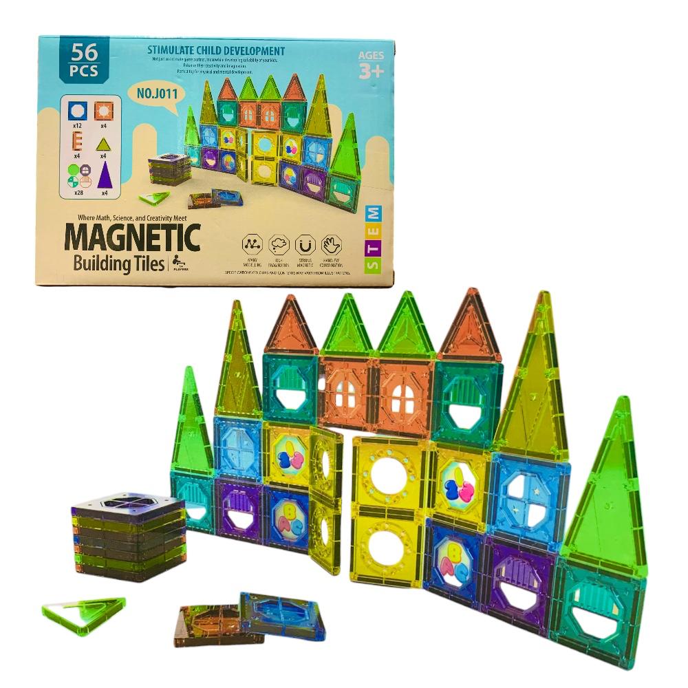 Juego Magnético Bloques Didácticos - 56 Pcs 🎨✨