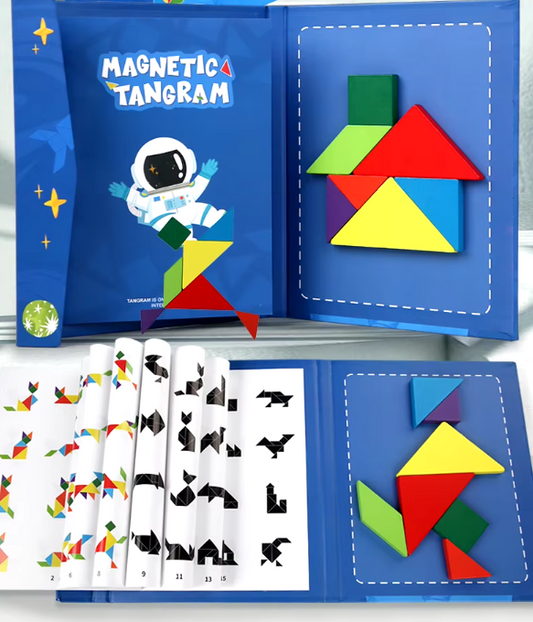 Libro Montessori Imantado Rompecabezas – Aprendizaje y diversión en cada página 📘🧩