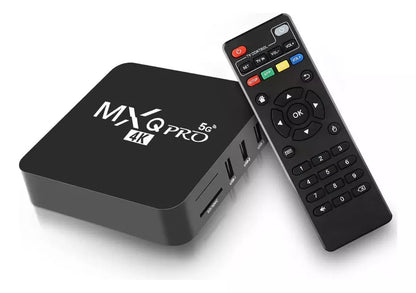 TV Box MXQPRO 4K – 8GB Almacenamiento con Android 13.1