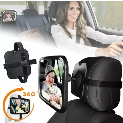 Espejo de Seguridad para Niños 360° – Tranquilidad en cada viaje 🚗👶